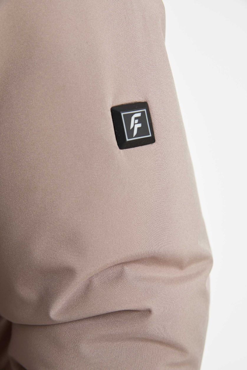 Kadın Vizon Su Geçirmez Fermuarlı Mont