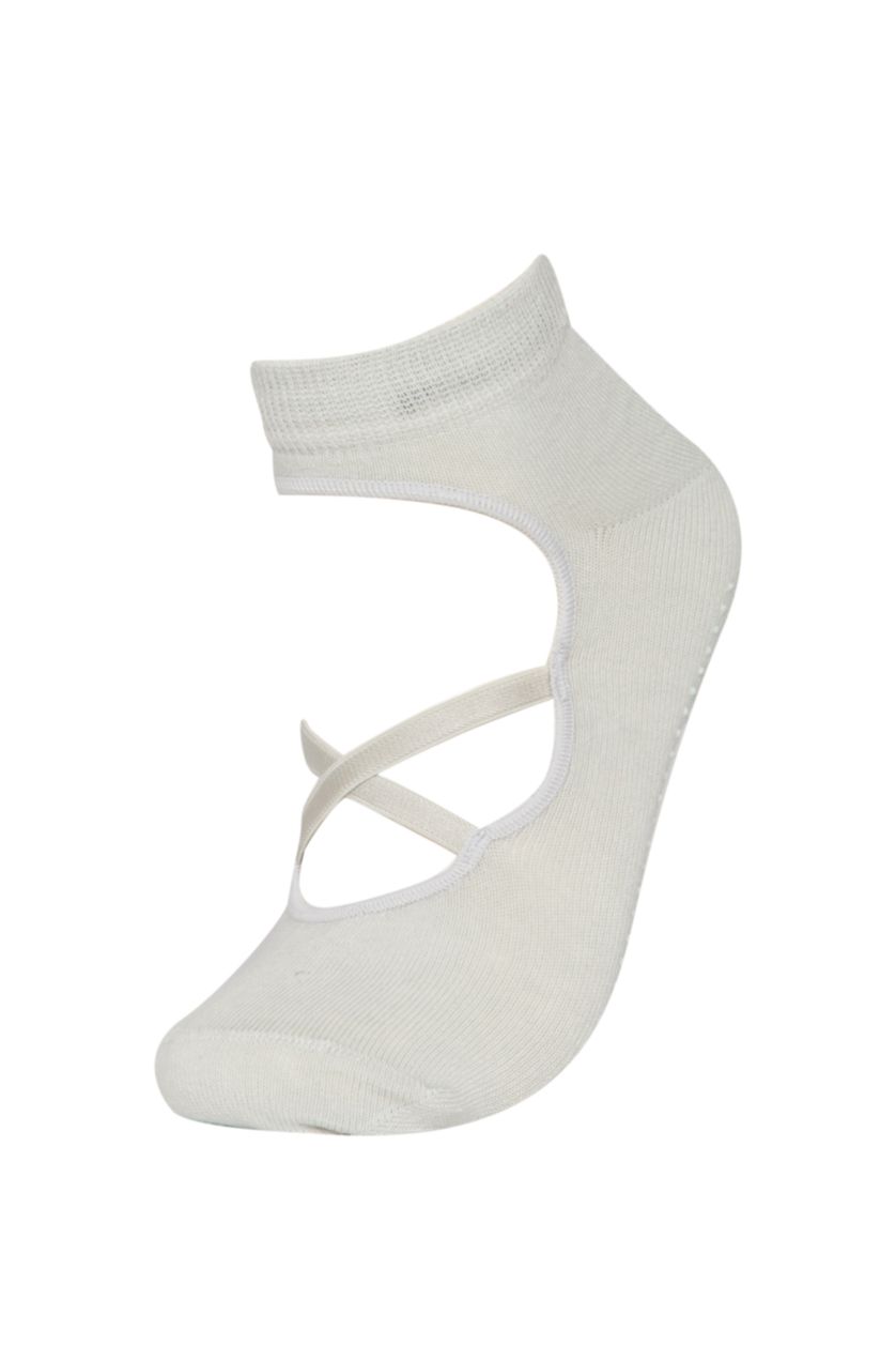 FEMME Yumuşak Chaussettes Ballerines Coton pour Femme - 2 Paires
