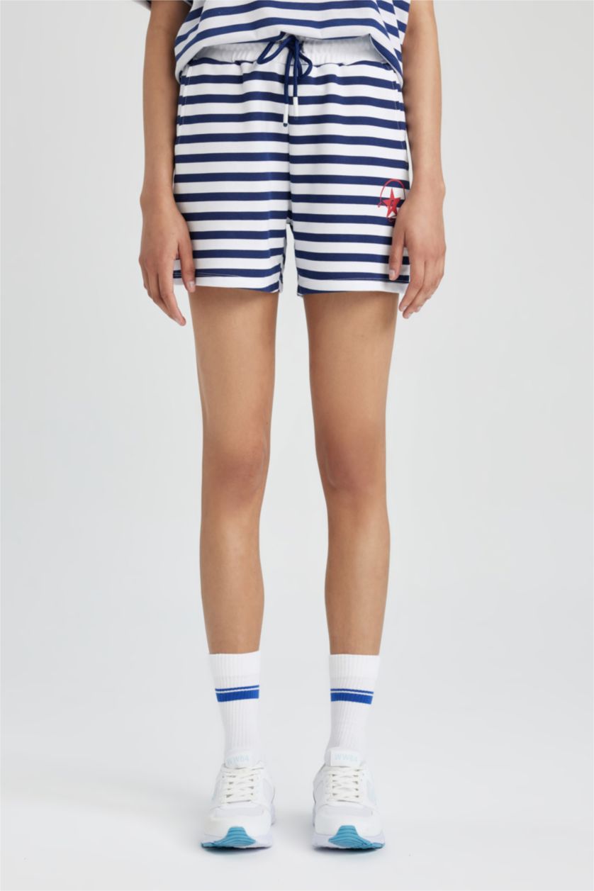 WOMAN White Standard Fit Undershirt Premium Shorts