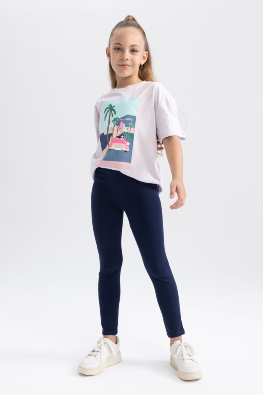 GIRLS & TEENS NAVY Girl Leggings