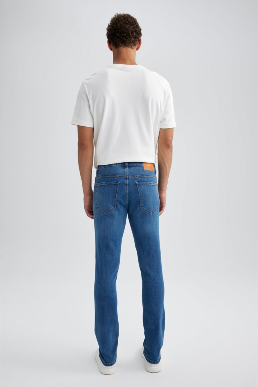 HOMME Bleu Pantalon Jean Pedro Coupe Slim