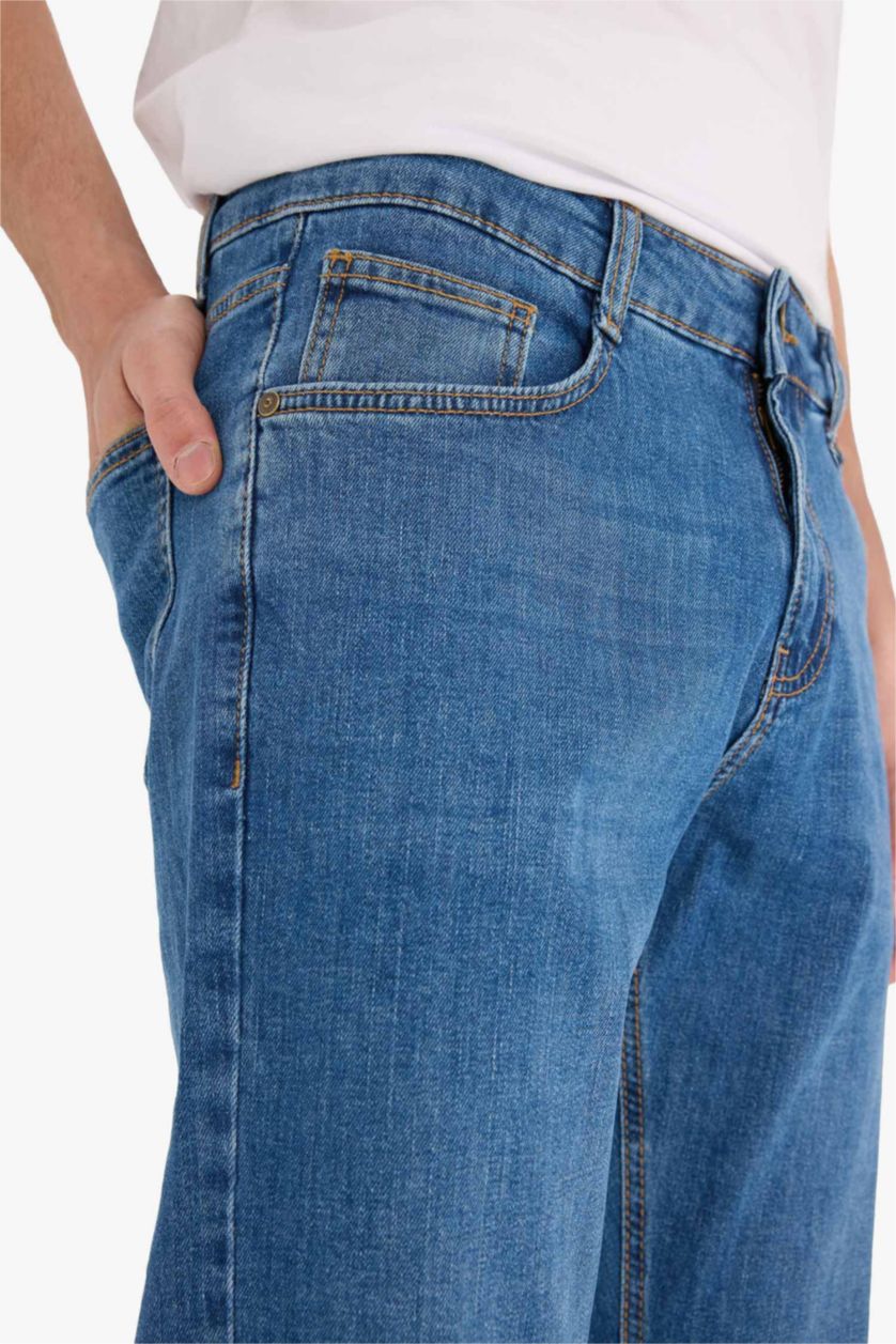MAN Blue Sergio Regular Fit Trousers