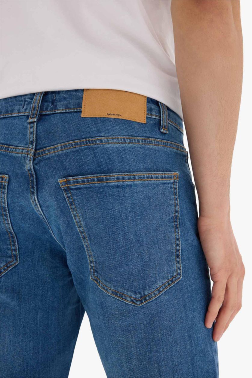 MAN Blue Sergio Regular Fit Trousers