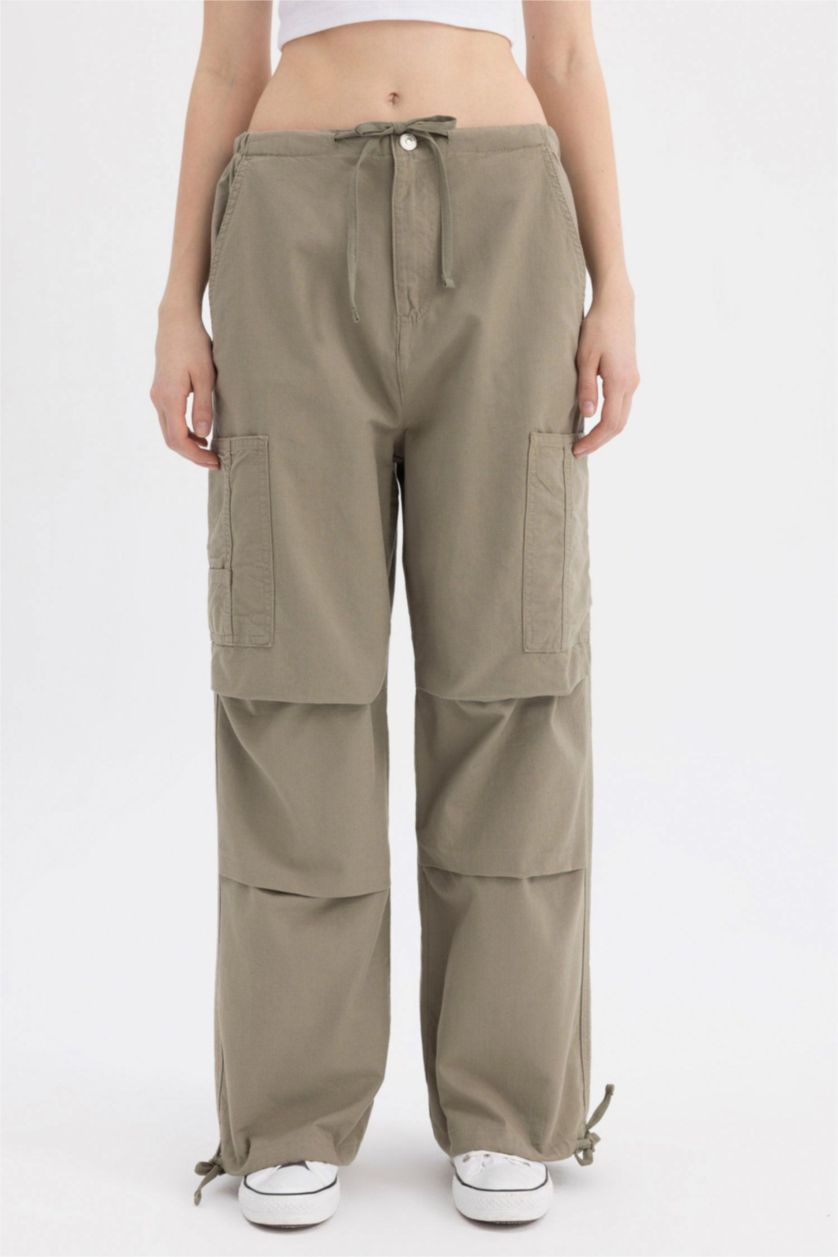 FEMME Vert PantalonParachute La Gabardine