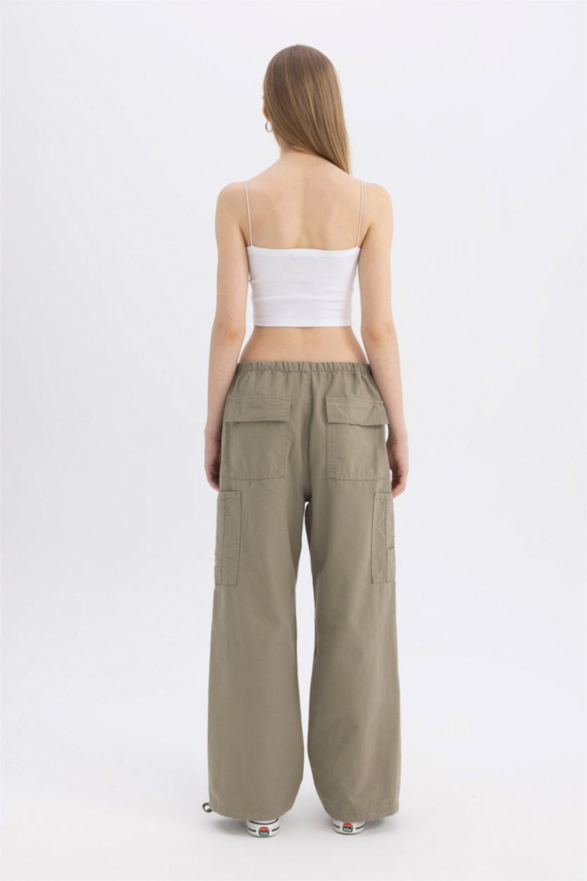 FEMME Vert PantalonParachute La Gabardine