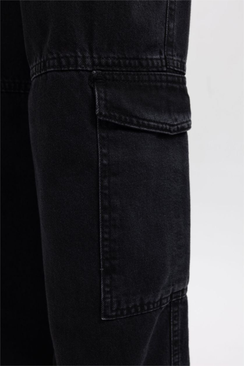 Женщины Черный Брюки джоггеры из 100% хлопка