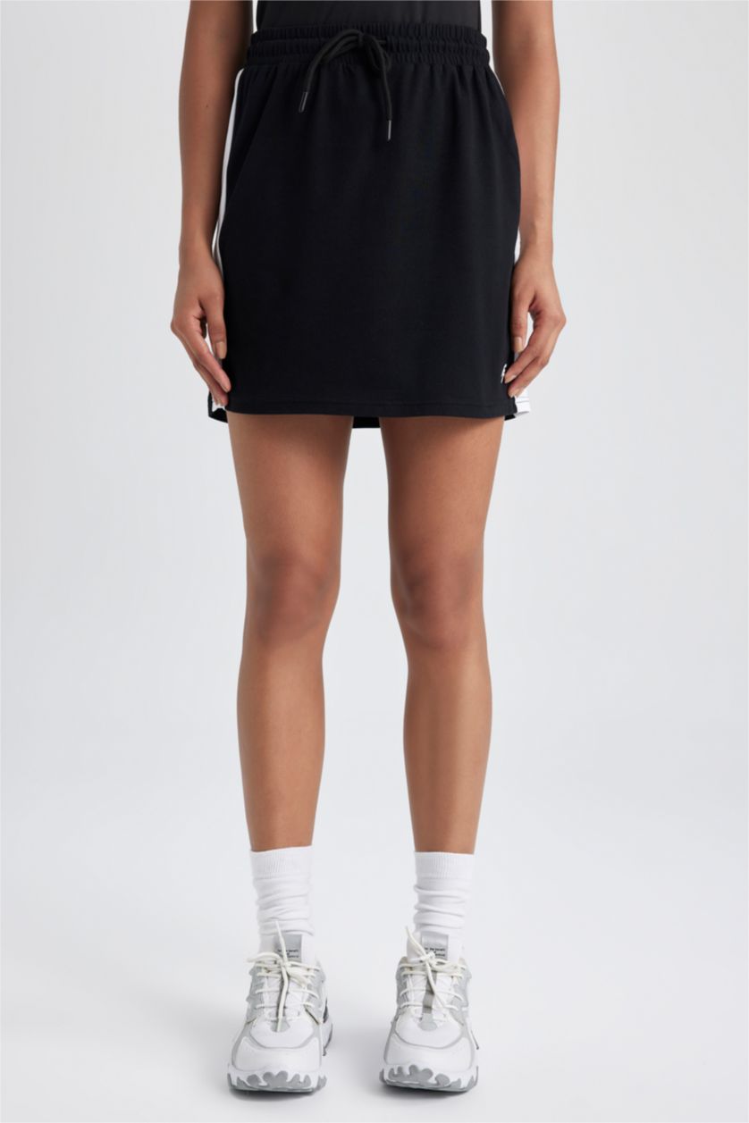 WOMAN Black DeFactoFit Slim Fit Skirt