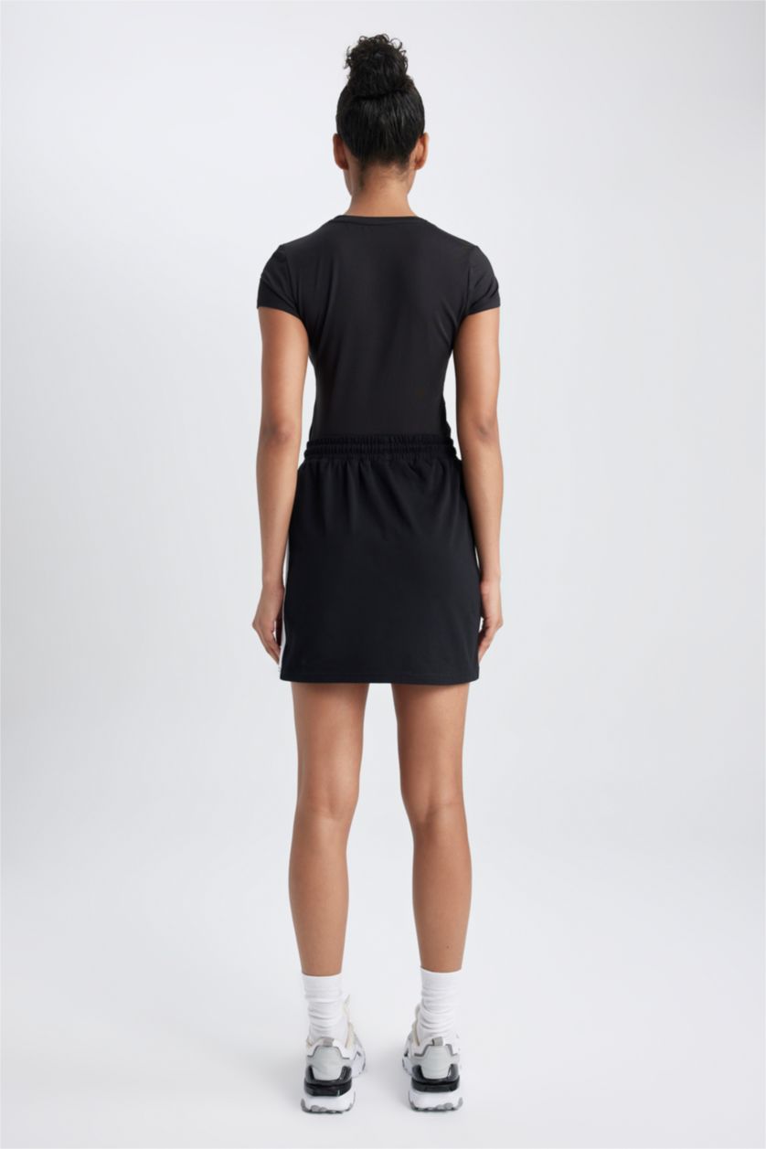 WOMAN Black DeFactoFit Slim Fit Skirt