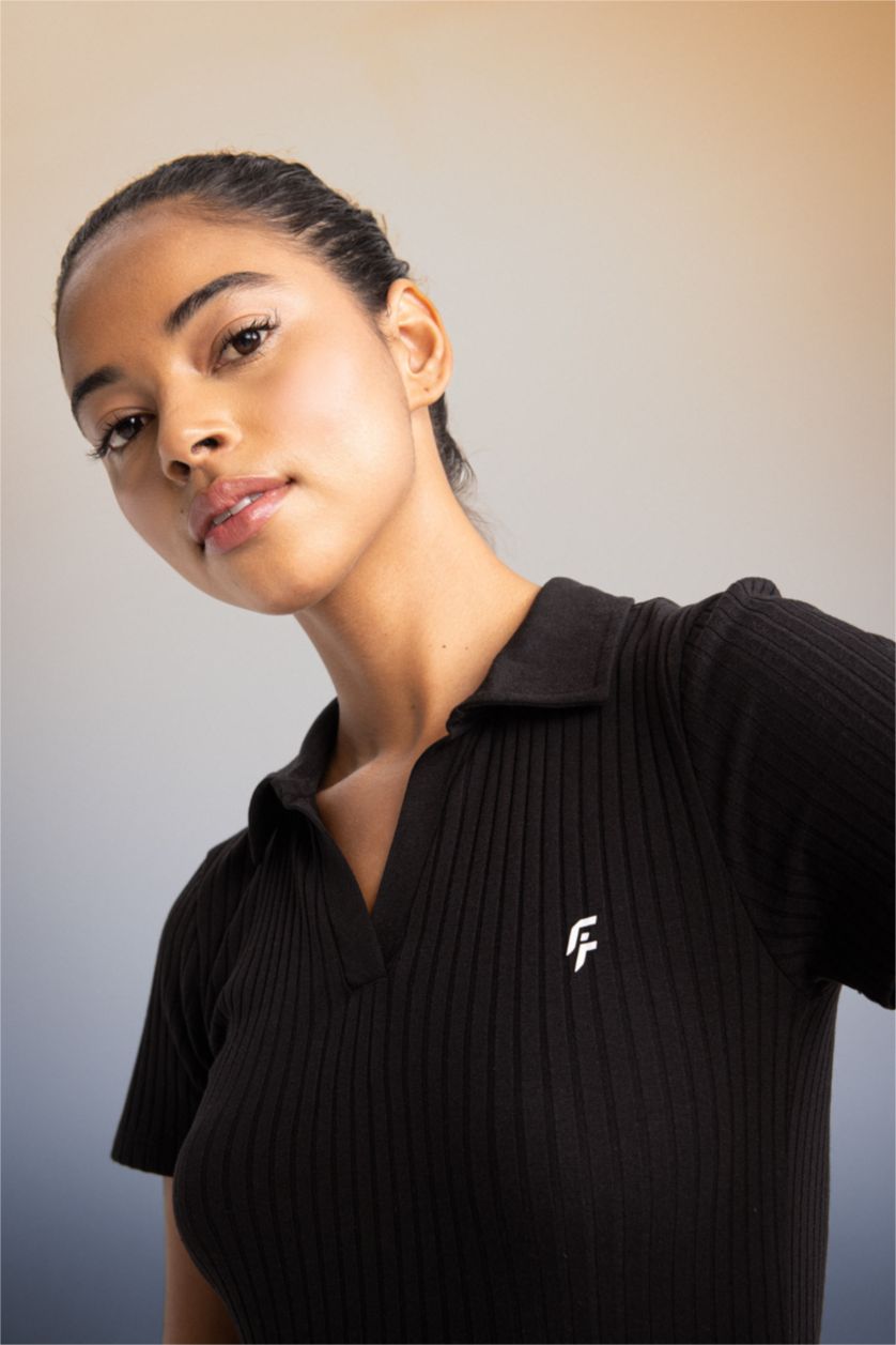 FEMME Noir Robe Ctelé