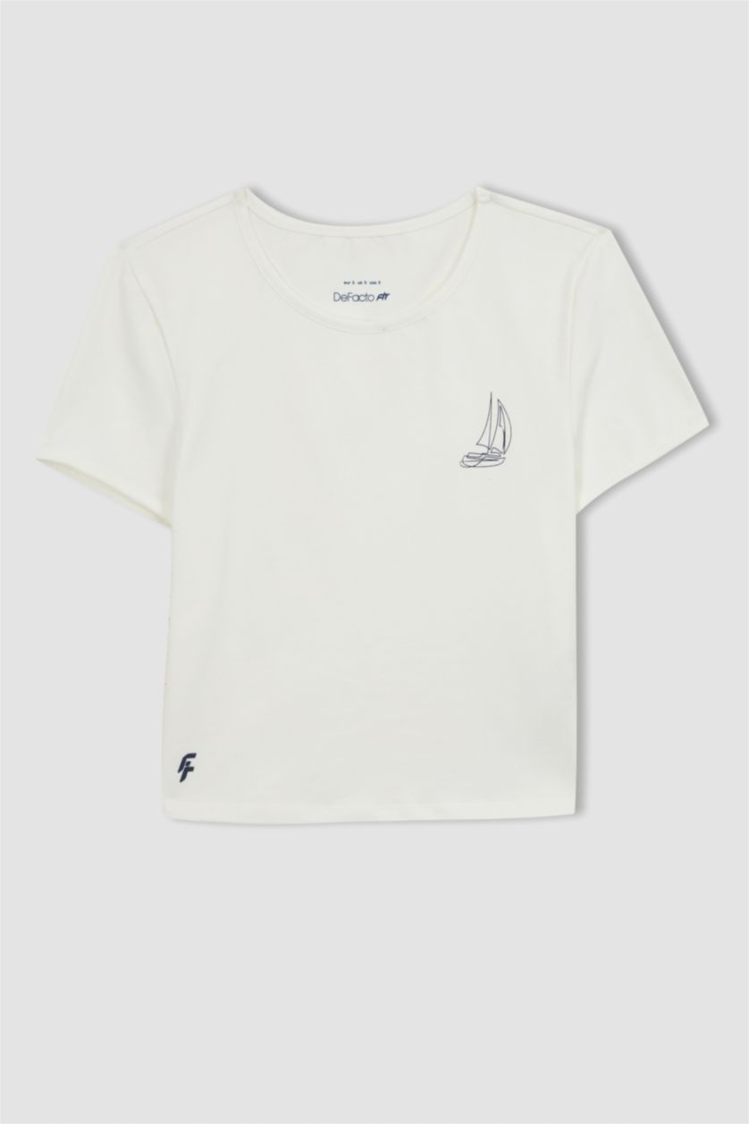 نساء بيج فاتح تي شيرت كروب رياضي من DeFactoFit