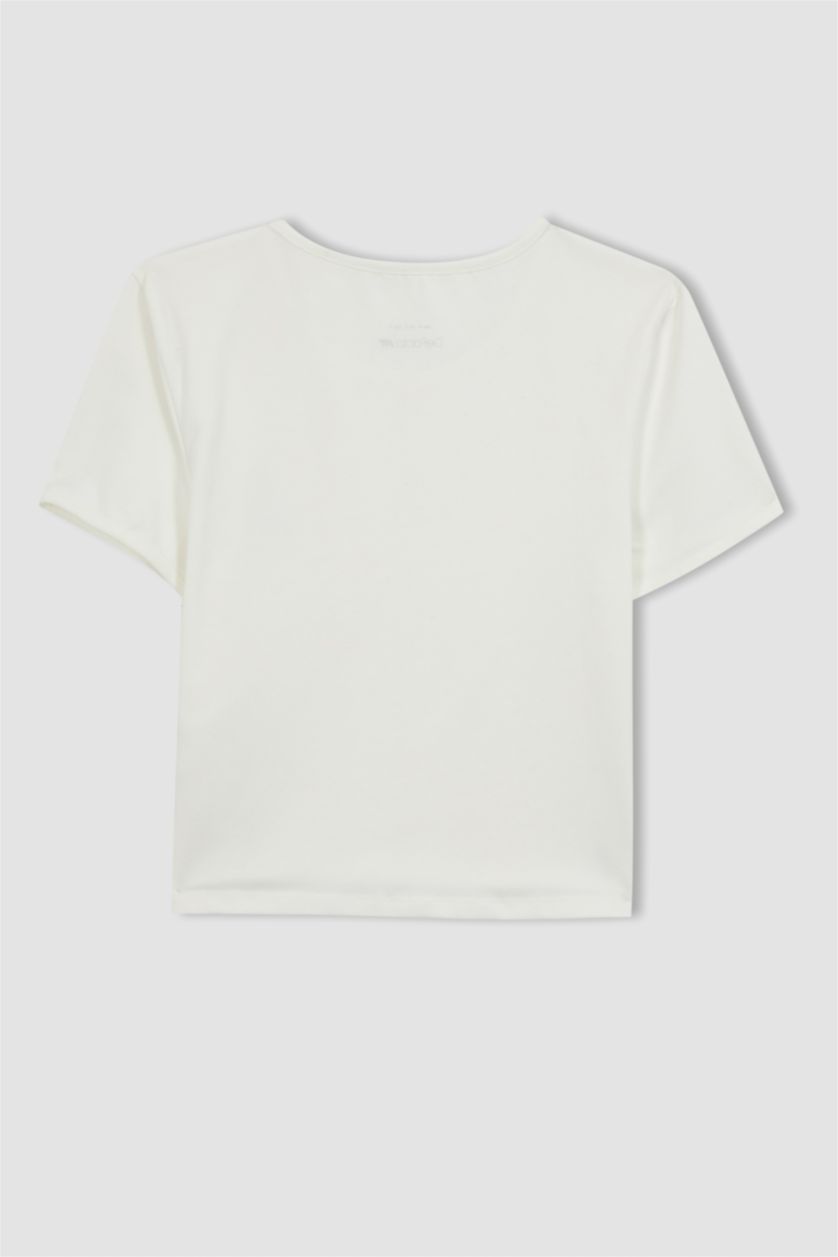 نساء بيج فاتح تي شيرت كروب رياضي من DeFactoFit