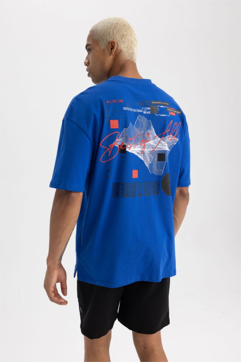 Erkek Royal Oversıze Kısa Kollu Tişört