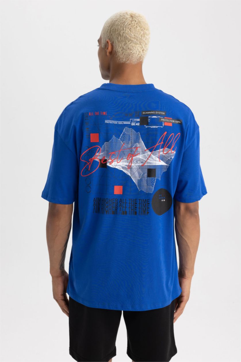 Erkek Royal Oversıze Kısa Kollu Tişört