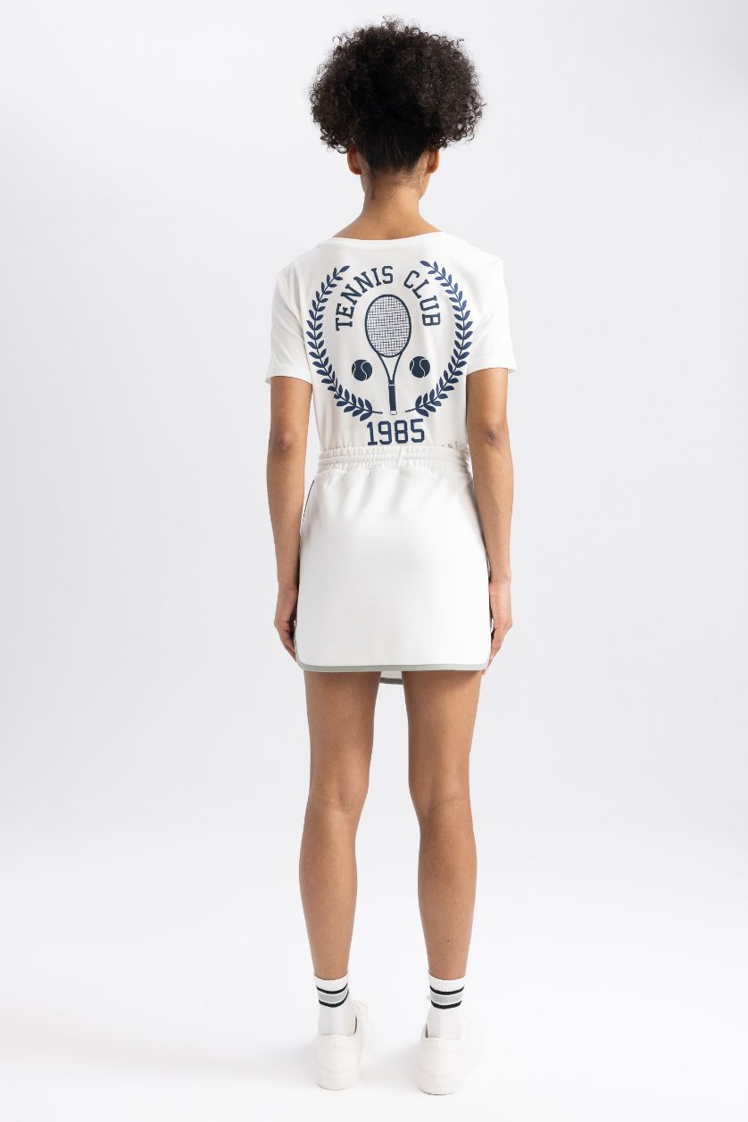 FEMME Écru Jupe Coupe Standard