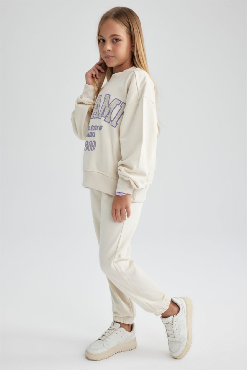 GIRLS & TEENS Light Stone 2 piece Jogger Standard Fit Set