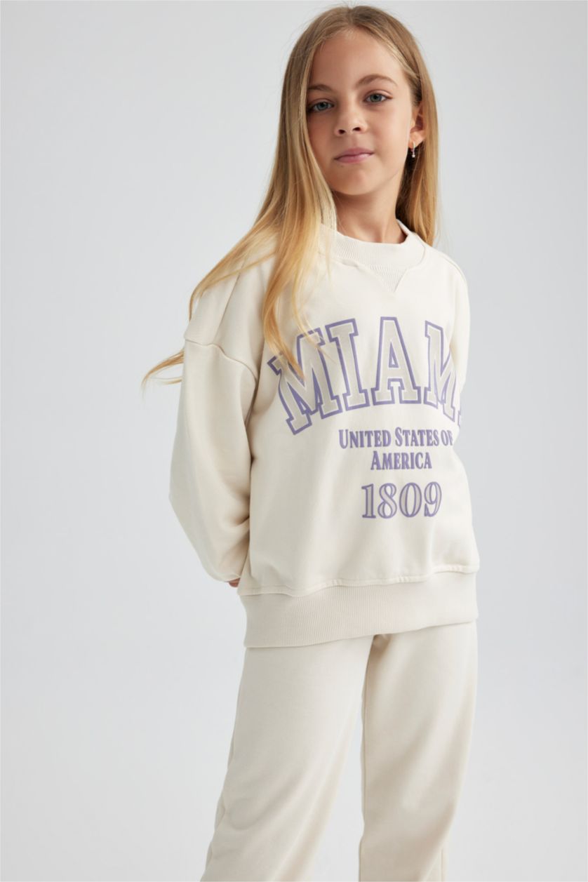 GIRLS & TEENS Light Stone 2 piece Jogger Standard Fit Set