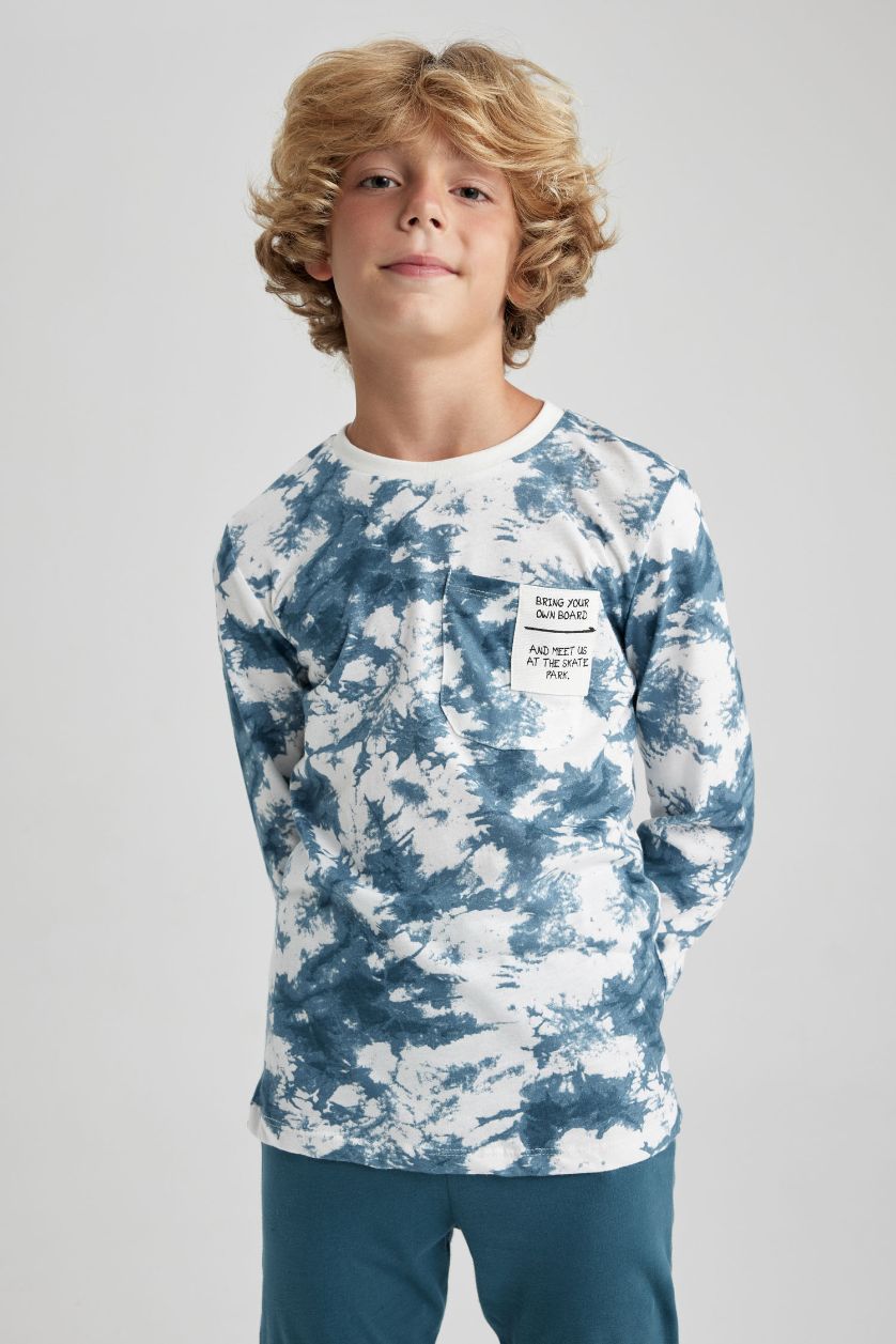 GARÇONS Blanc Ensemble Pyjama imprimé pour Garçon