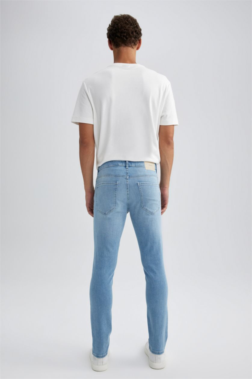 HOMME BLEU Clair Carlo Skinny Fit Trousers