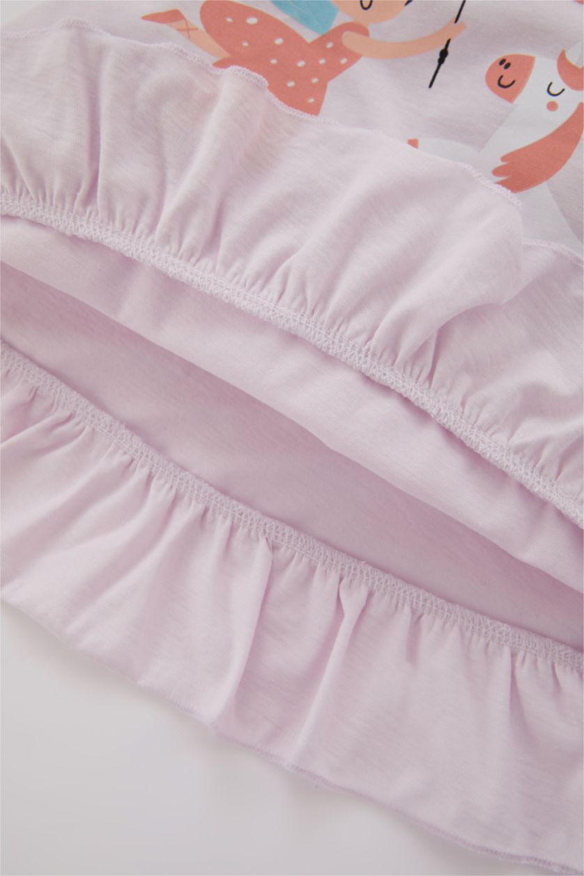 طفلة صغيرة زهري فستان بناتي بدون أكمام برسمة بنت