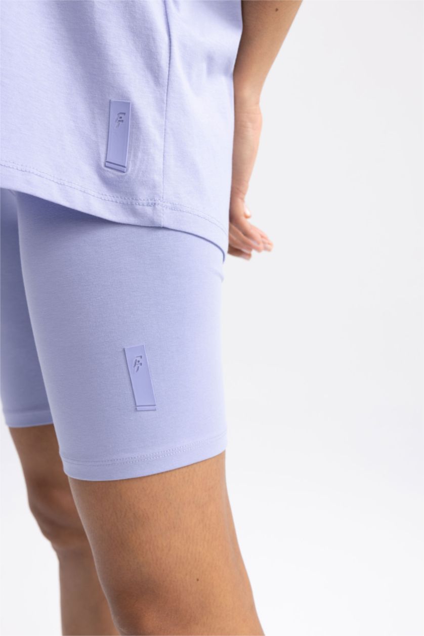 FEMME Violet DefactoFit Leggings Taille Haute