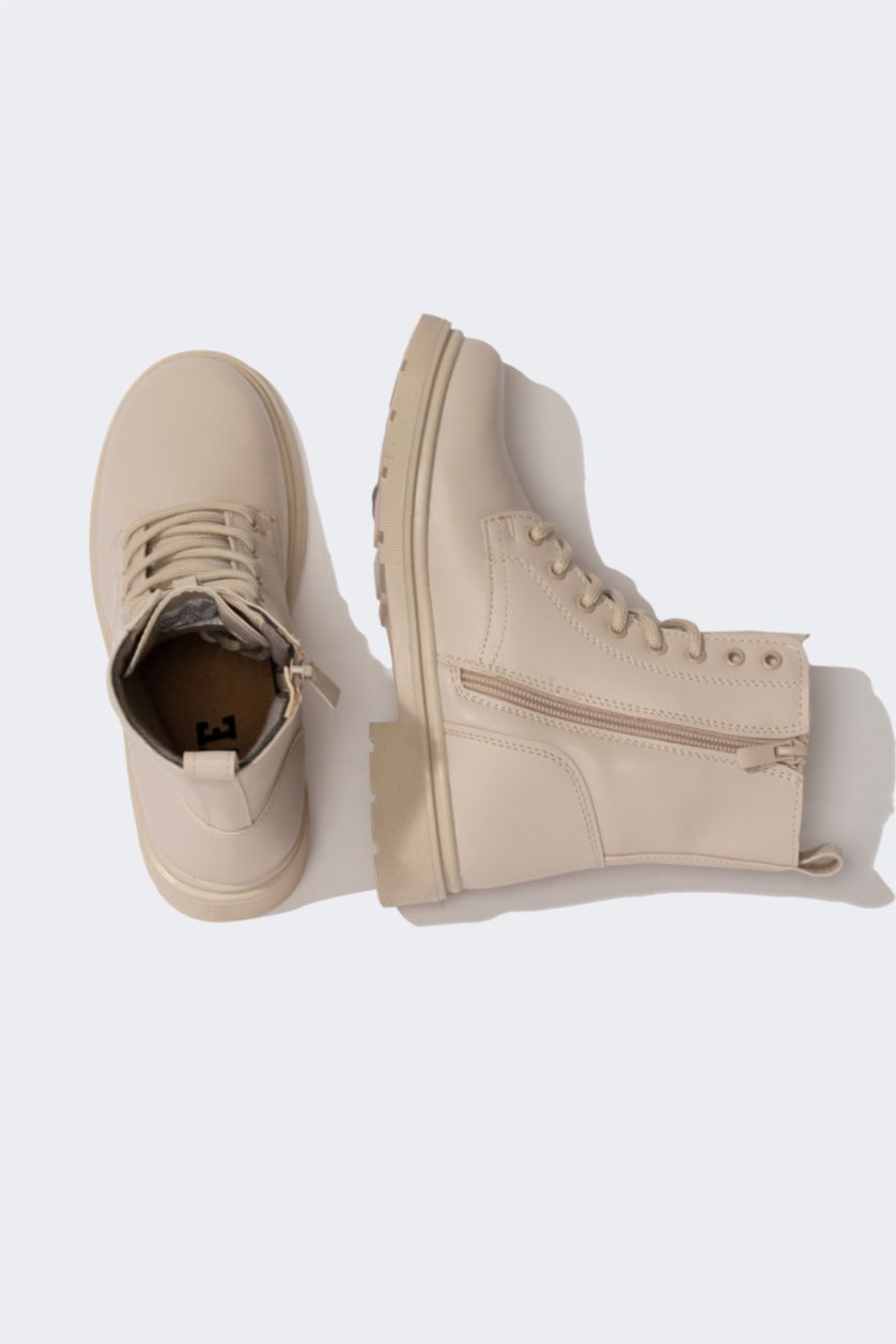 بناتي بيج بوت بناتي بكعب عالي برباط وسحاب