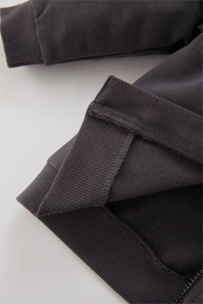 طفلة صغيرة أنثرا غامق كارديجان بناتي خفيف قصة عادية بكابيشون