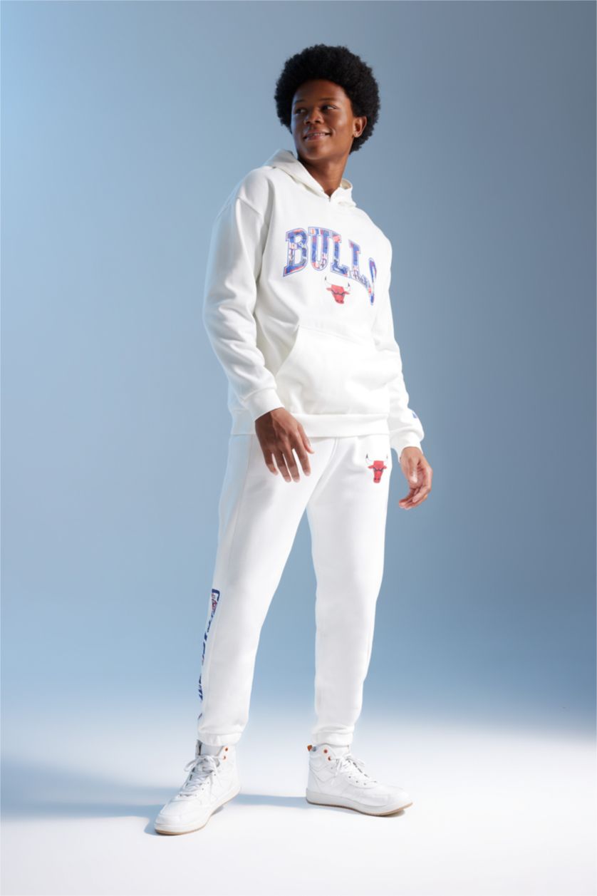 رجالي بيج فاتح بنطلون سويت بانتس جوجر قصة عادية