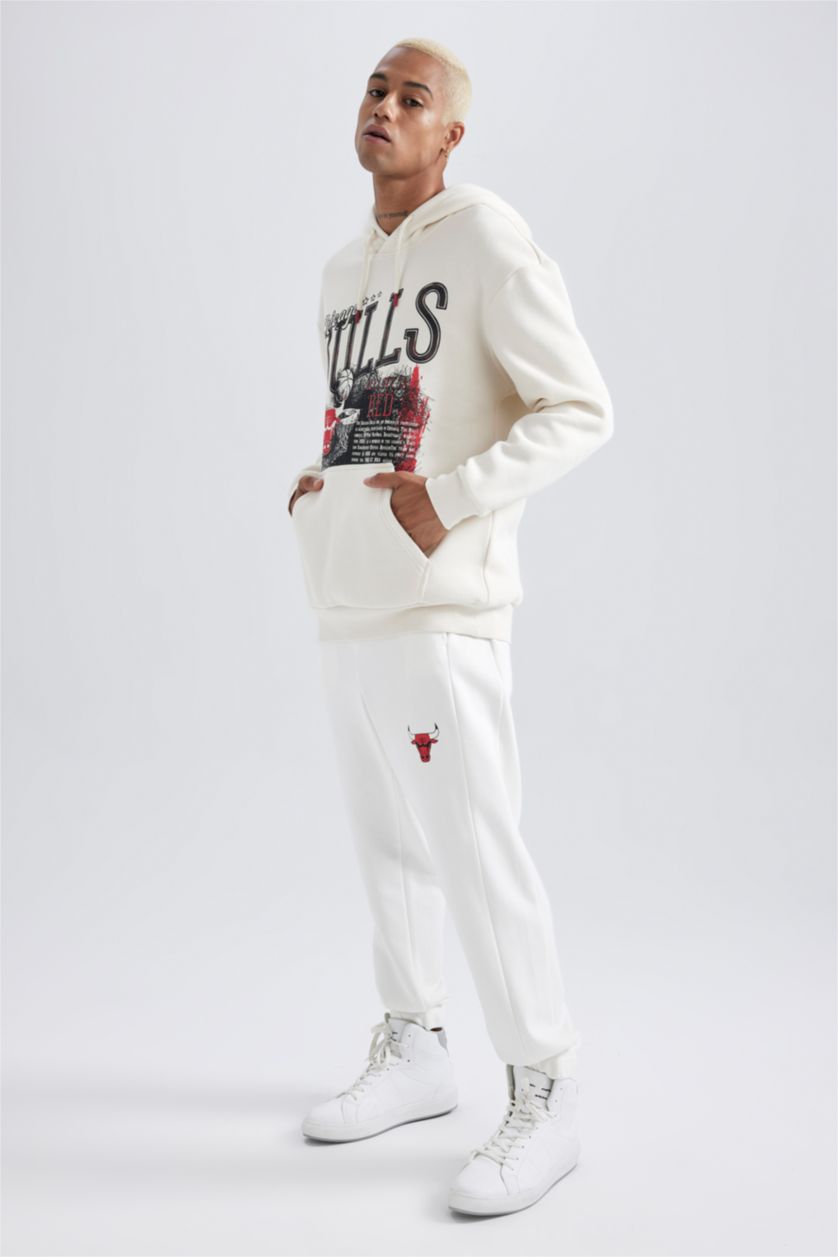 رجالي بيج فاتح بنطلون سويت بانتس جوجر قصة عادية