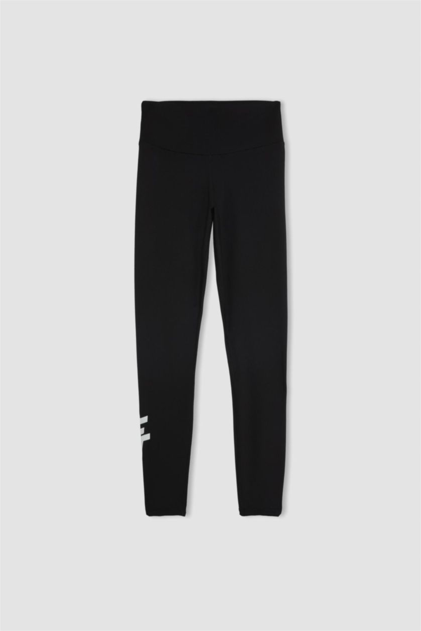 نساء أسود Normal Waist Leggings