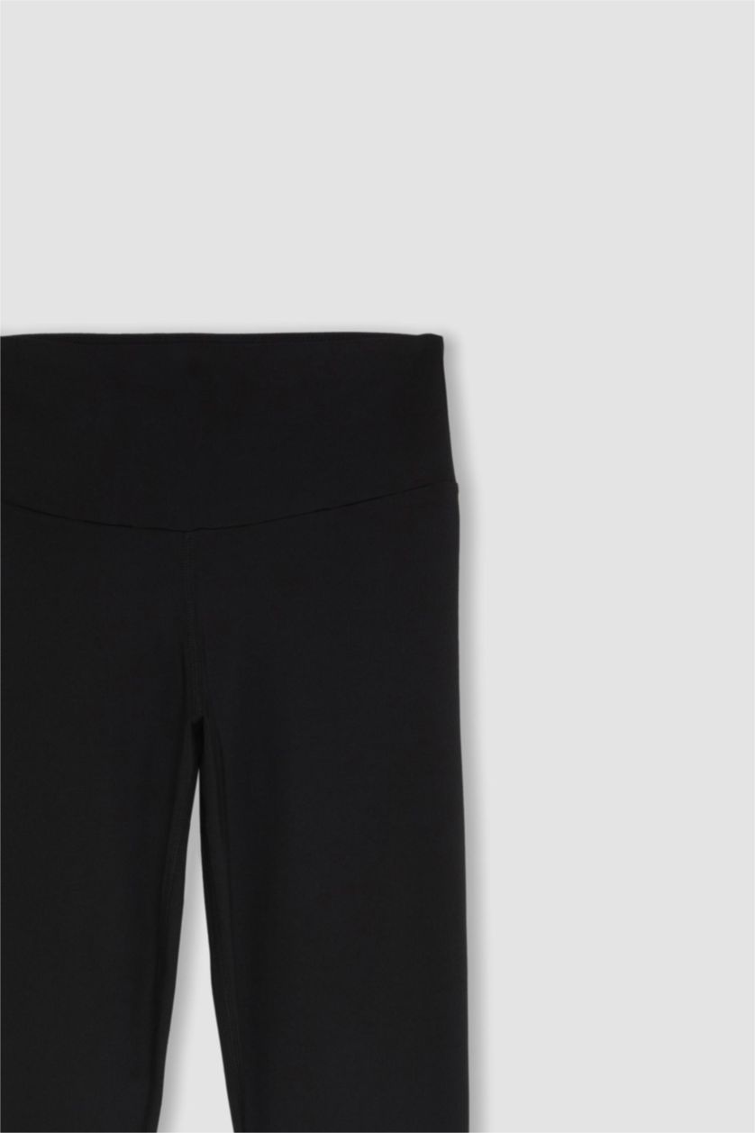 نساء أسود Normal Waist Leggings