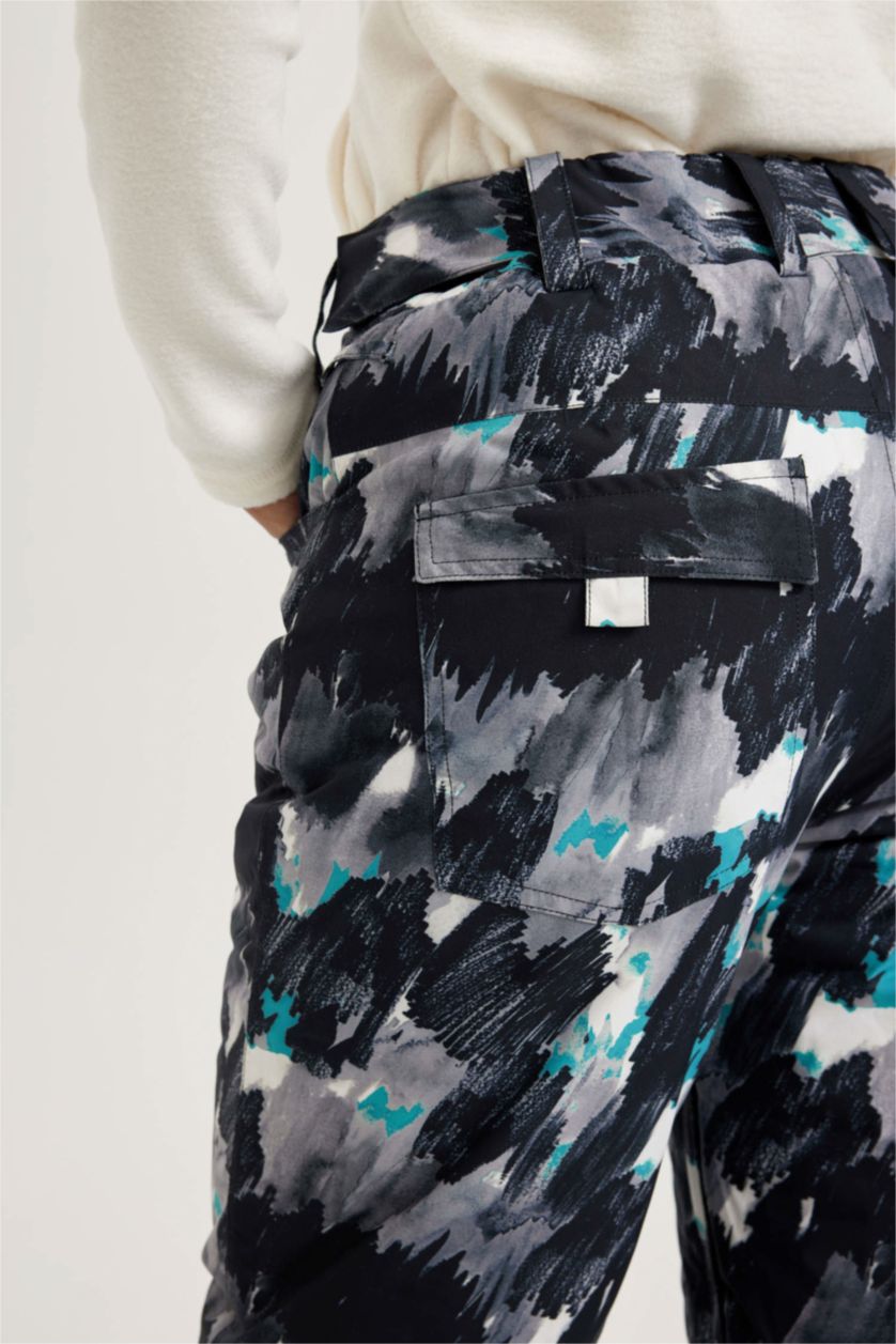 WOMAN Black Regular Fit Waterproof Trousers