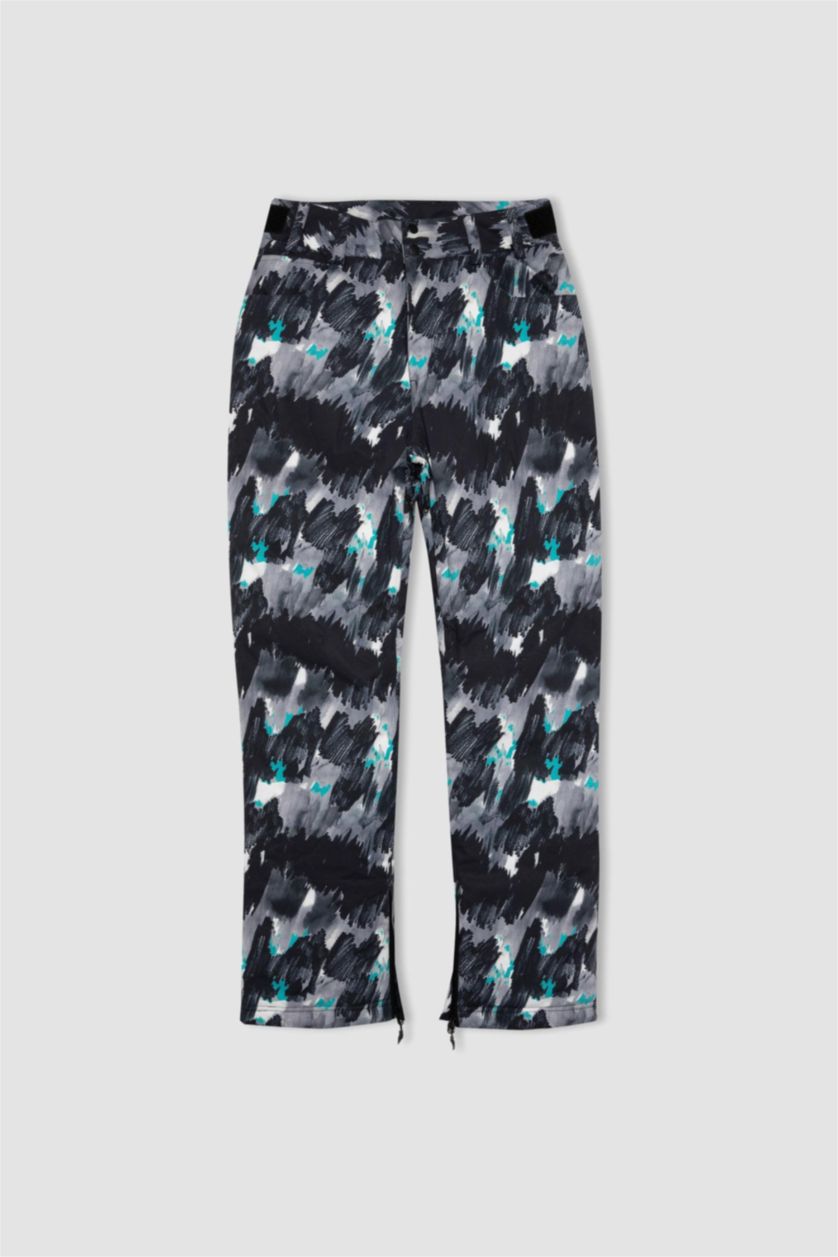 WOMAN Black Regular Fit Waterproof Trousers