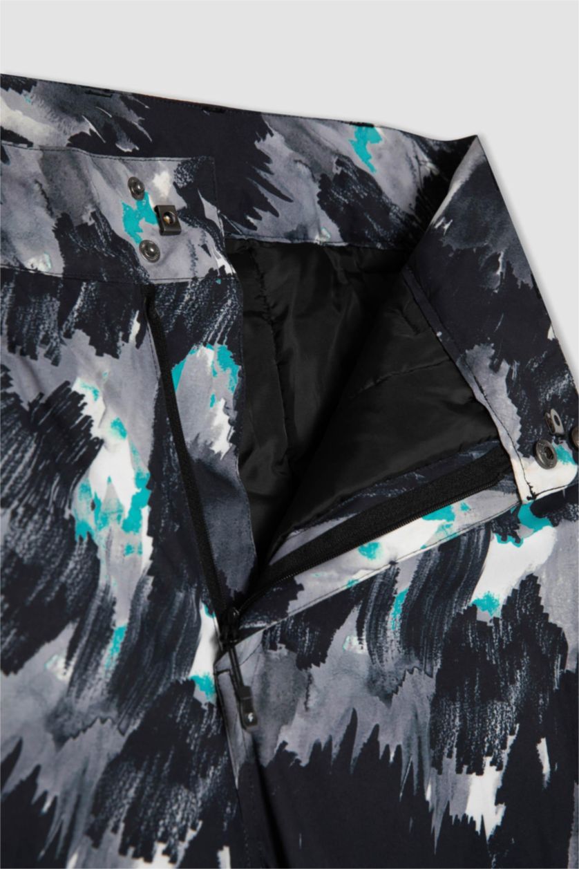 WOMAN Black Regular Fit Waterproof Trousers