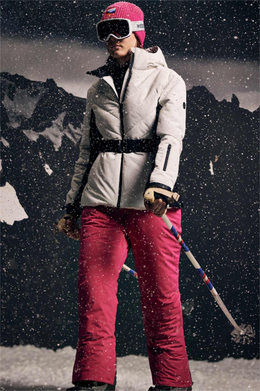 Woman Fushsia DeFactoFit Regular Fit Ski Trousers
