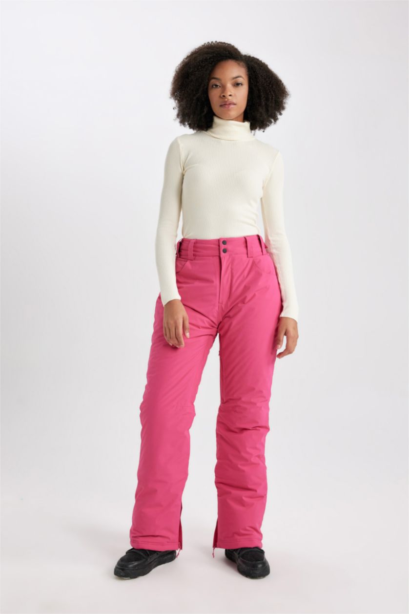 Woman Fushsia DeFactoFit Regular Fit Ski Trousers