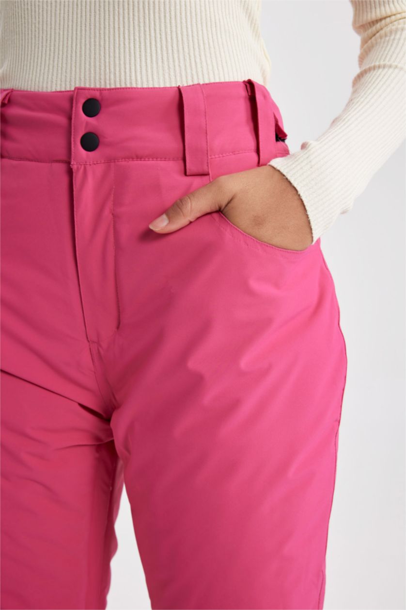 Woman Fushsia DeFactoFit Regular Fit Ski Trousers