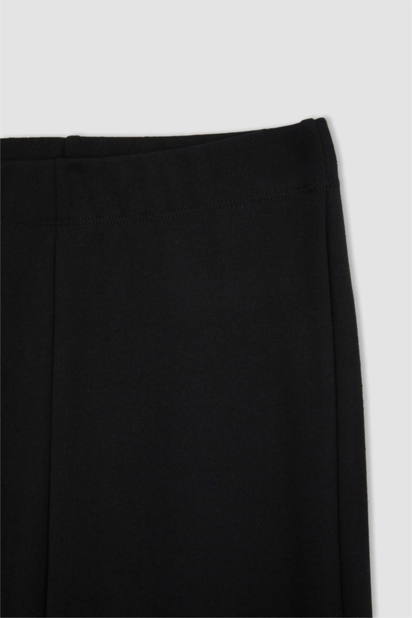 Kadın Siyah Yüksek Bel Tayt