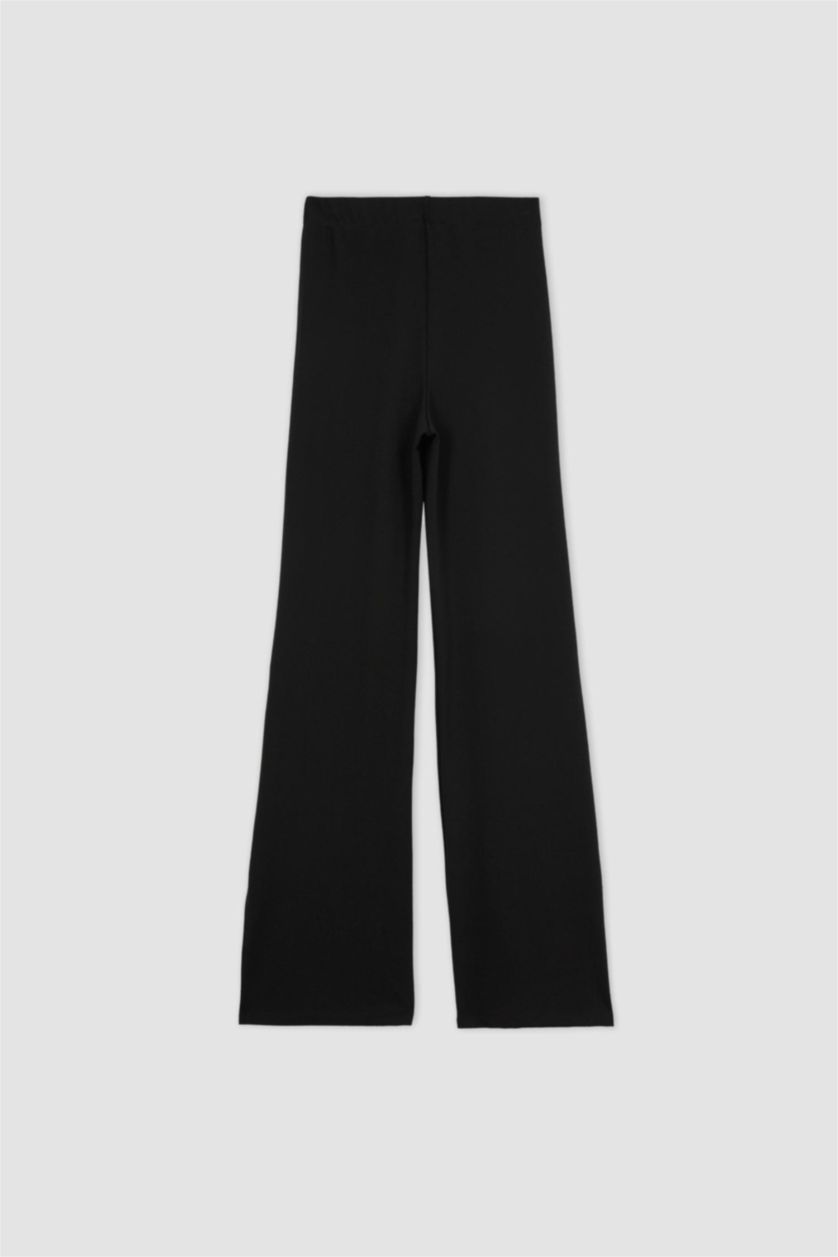 Kadın Siyah Yüksek Bel Tayt