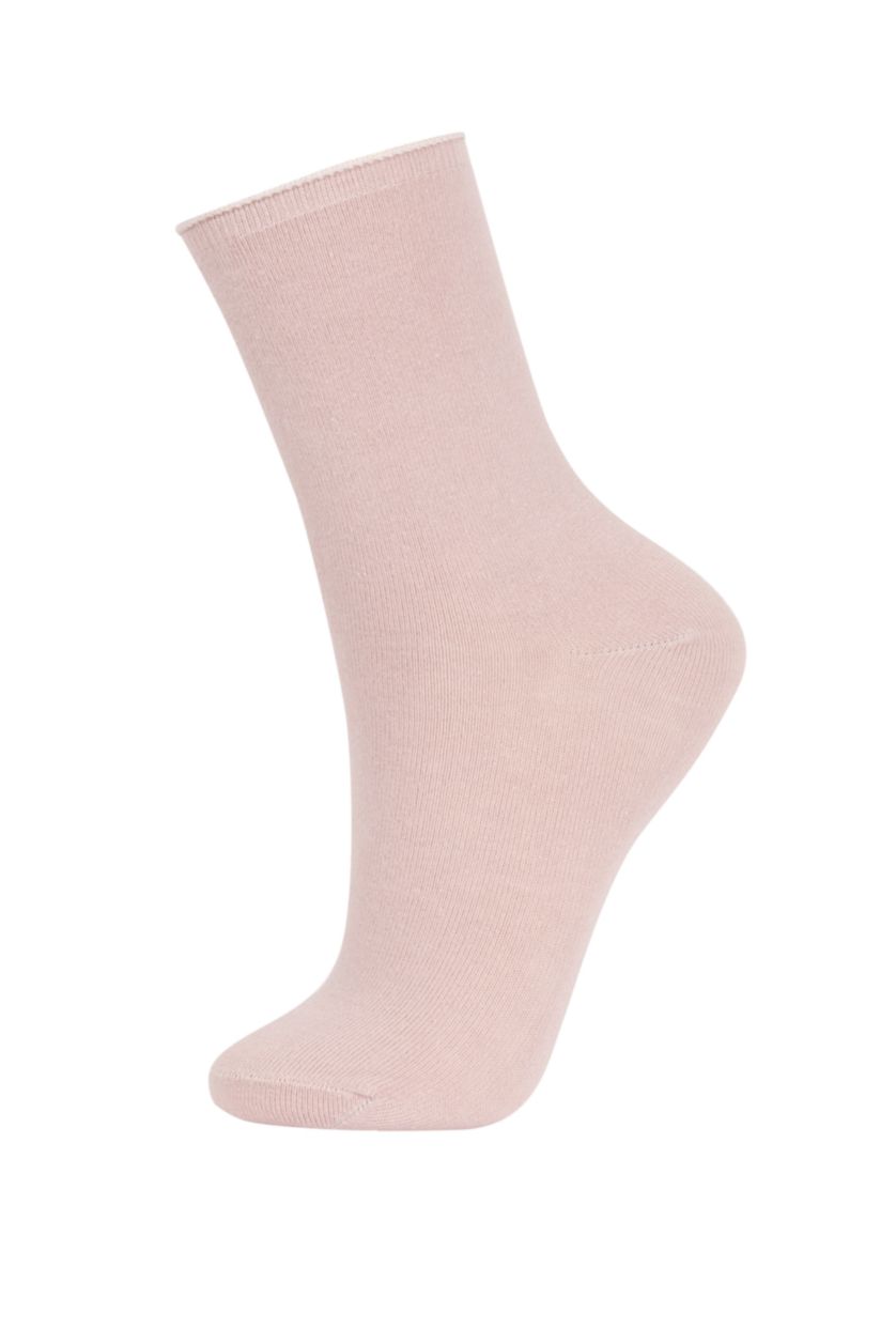 Kadın Karma Kadın 3'lü Pamuklu Uzun Çorap