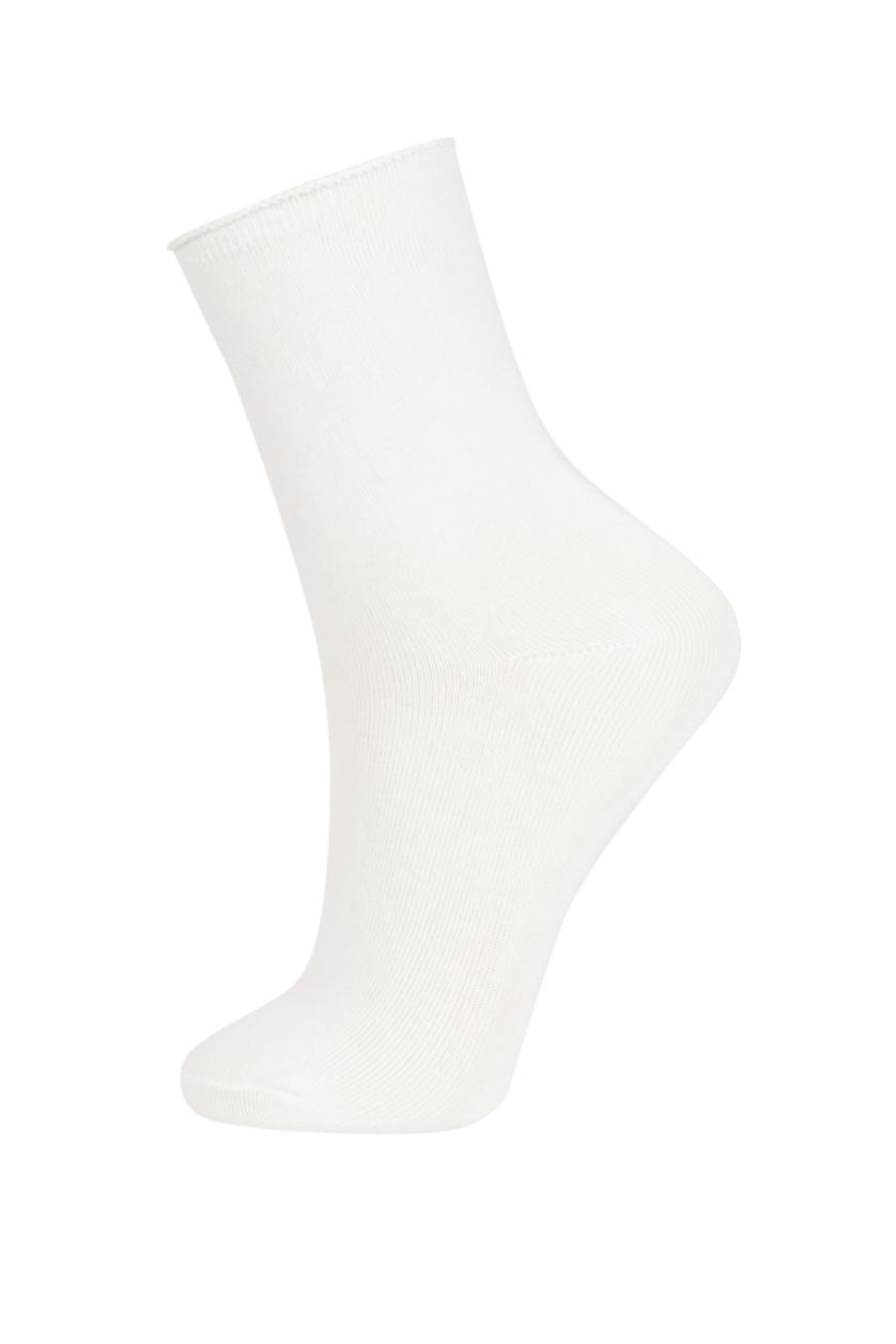 Kadın Karma Kadın 3'lü Pamuklu Uzun Çorap