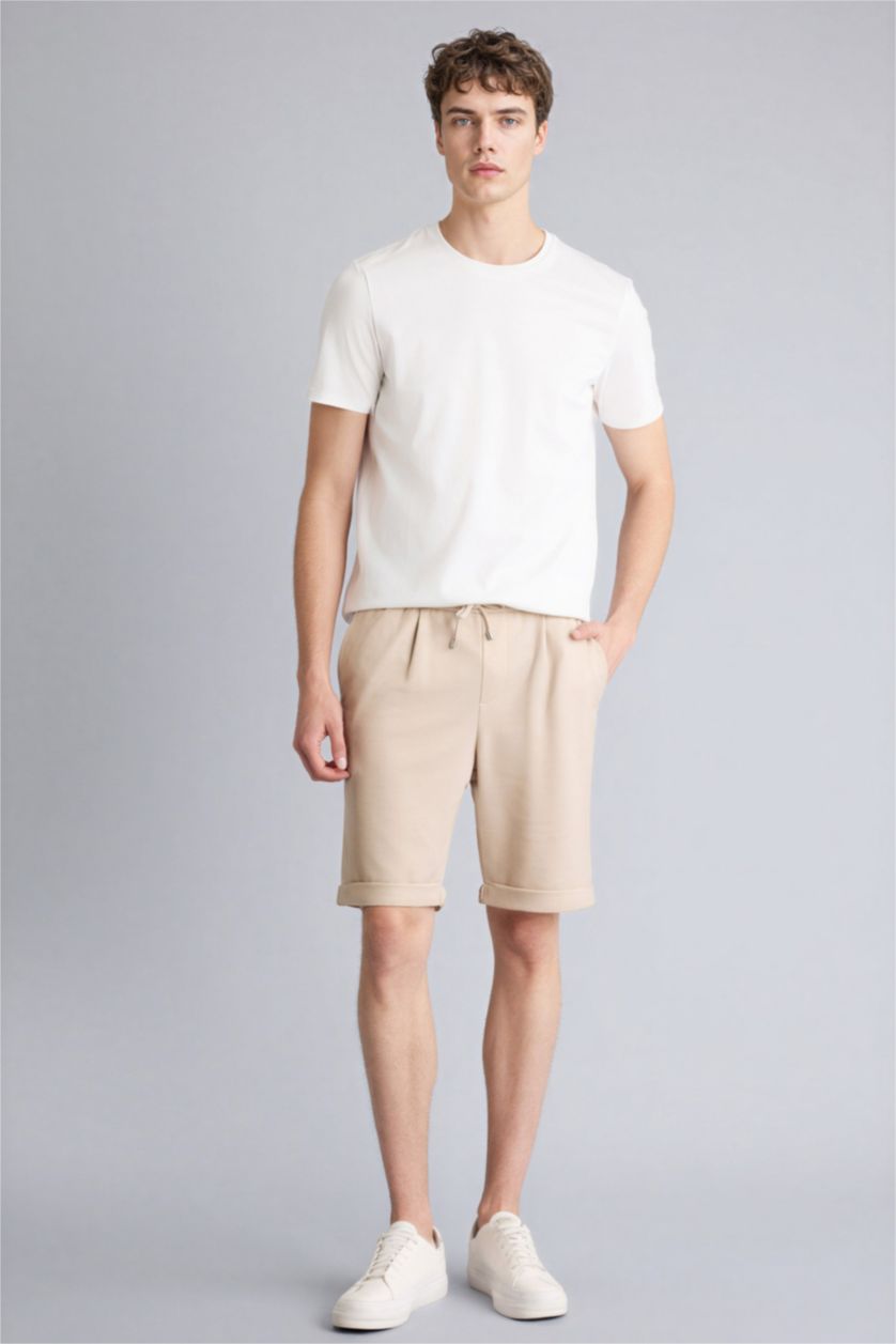 HOMME Beige Pantacourt