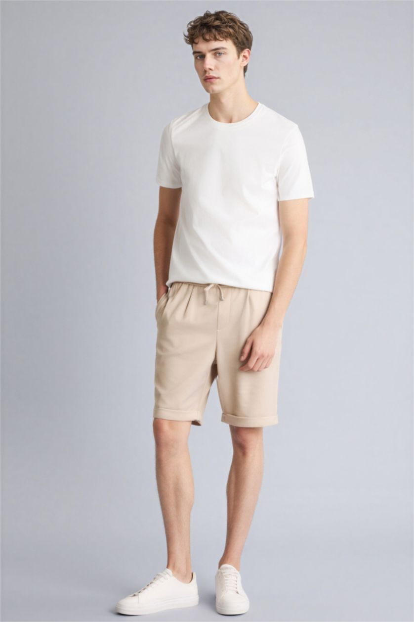HOMME Beige Pantacourt