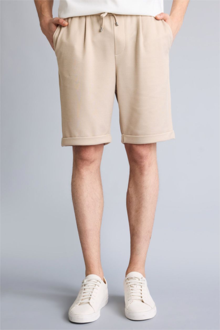 HOMME Beige Pantacourt