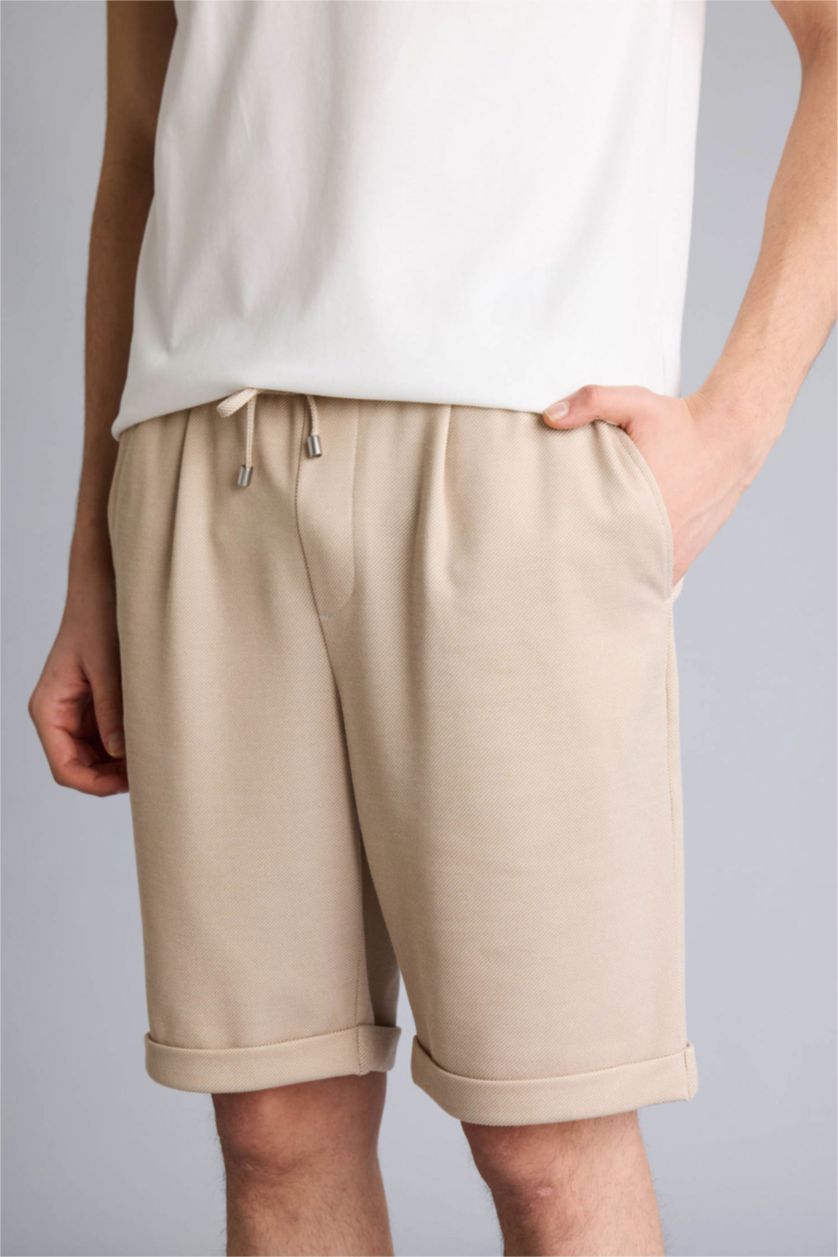 HOMME Beige Pantacourt