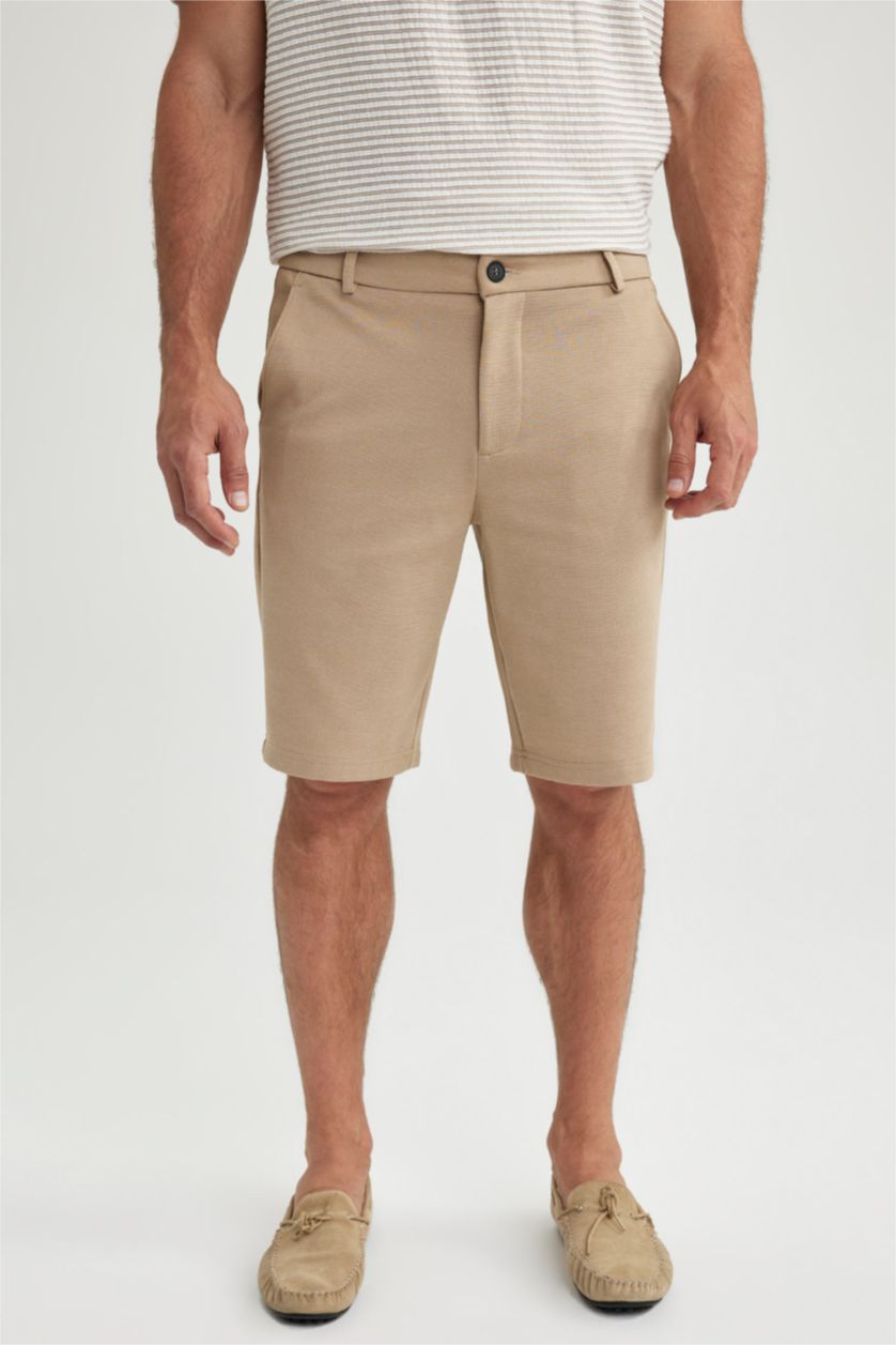 Мужчины Песочный Бермуды базовые для мужчин