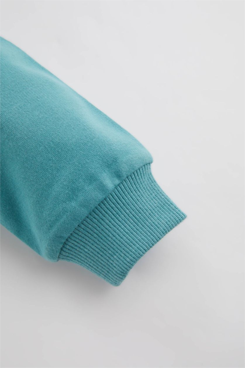 BABY GIRL Green 2 piece Regular Fit Crew Neck Set