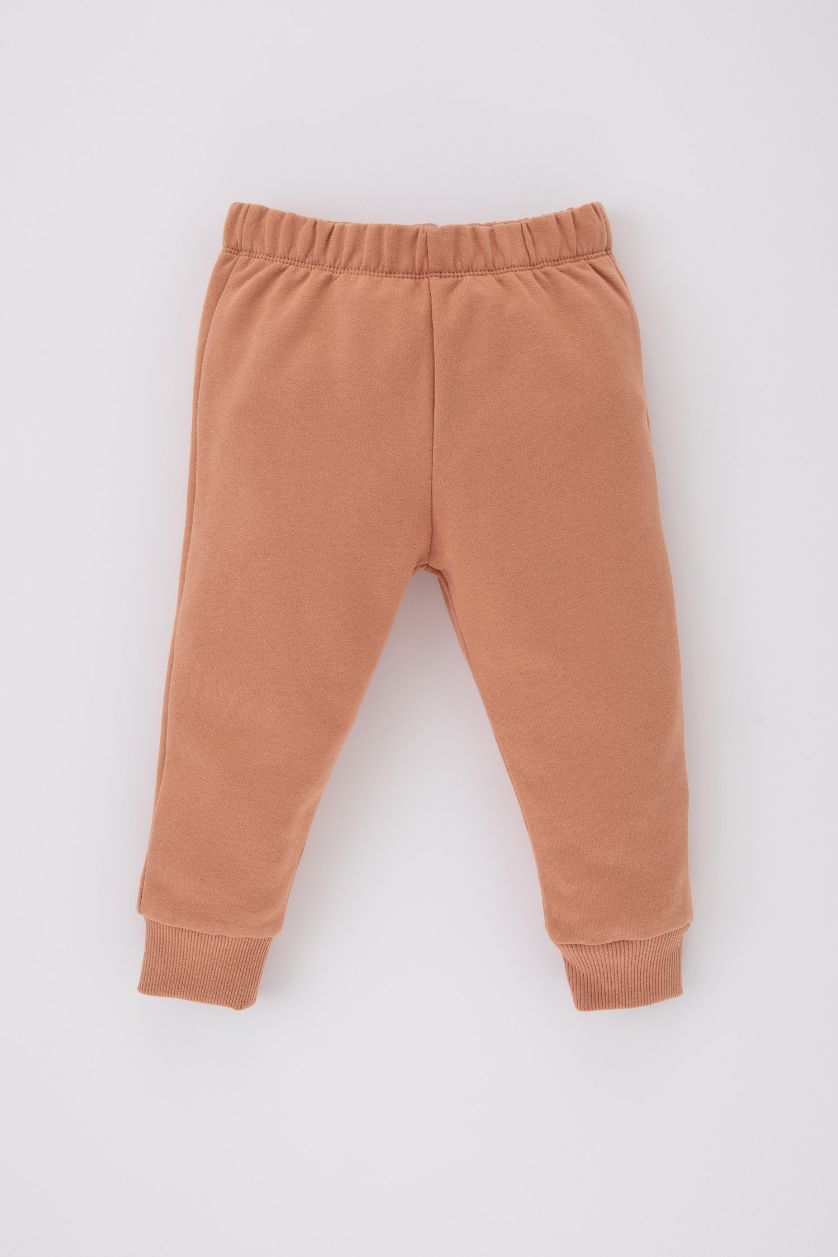 BABY GIRL Light Orange Baby Girl Sweatpants