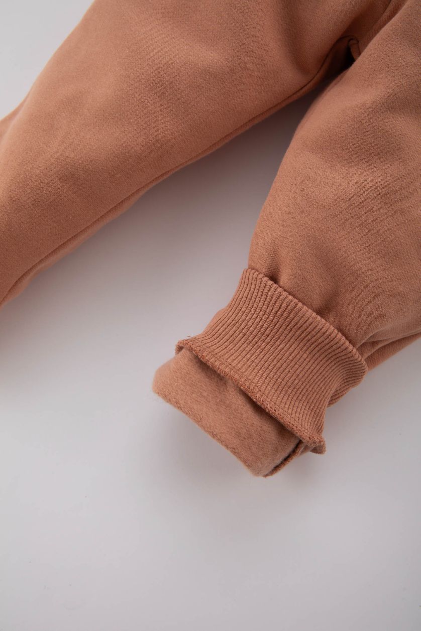 BABY GIRL Light Orange Baby Girl Sweatpants