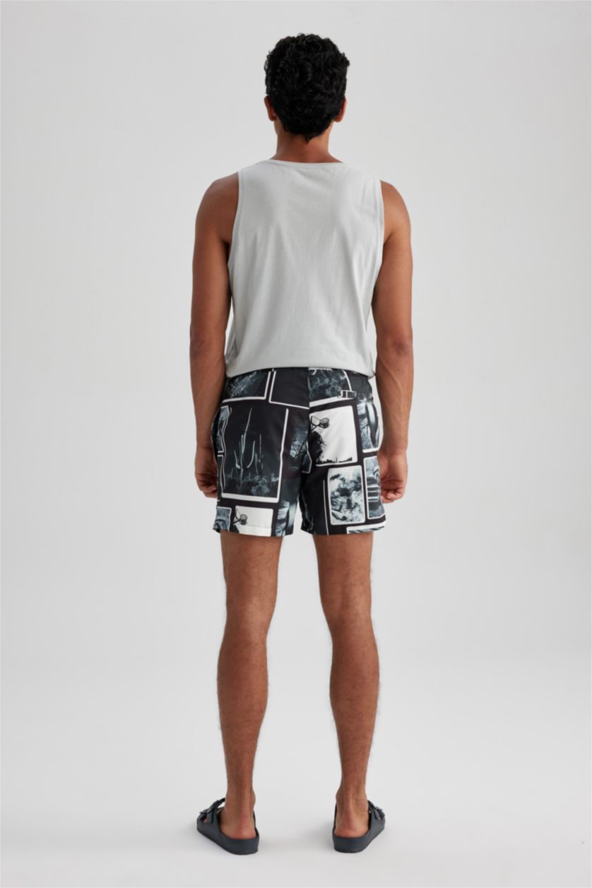 رجال أسود Short Swim Shorts