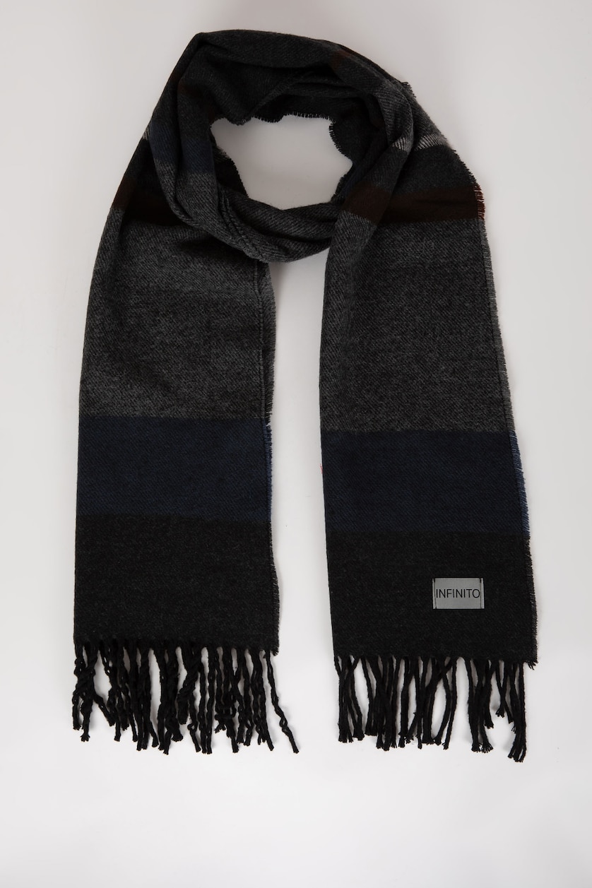 MAN Dark Anthracite Men Woven Scarf